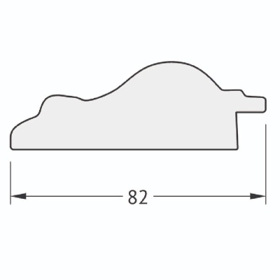 Зеркало Evoform Exclusive 55х45 Черный ардеко