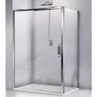 Душевая дверь в нишу Good Door Antares WTW-130 130 профиль Хром стекло прозрачное