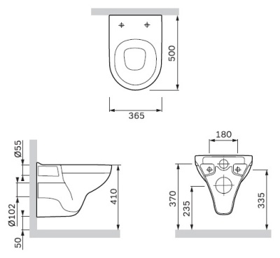 Комплект унитаза AM.PM Gem C901738SC с инсталляцией Berges Wasserhaus Novum L3 040213 с сиденьем Микролифт и клавишей смыва Хром