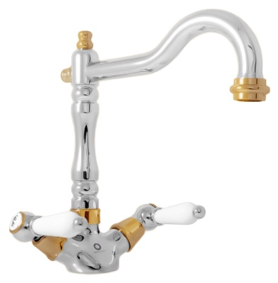 Смеситель для раковины Rav Slezak Morava retro MK521.5/8 хром