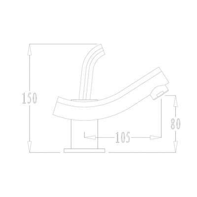 Смеситель для раковины Kaiser Logo 47011-3 Бронза