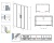 Душевая дверь в нишу Radaway Idea DWD 150x200 профиль хром, стекло прозрачное