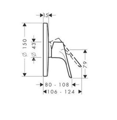 Смеситель для душа Hansgrohe Focus E2 31965000 Хром