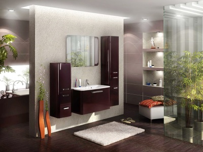 Тумба под раковину Акватон Валенсия 90 1A123501VAG30 глянцевая, белый жемчуг