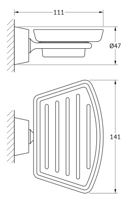 Мыльница FBS Vizovice 010 Хром