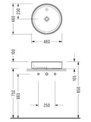 Раковина-чаша Serel 46 2025 Белая