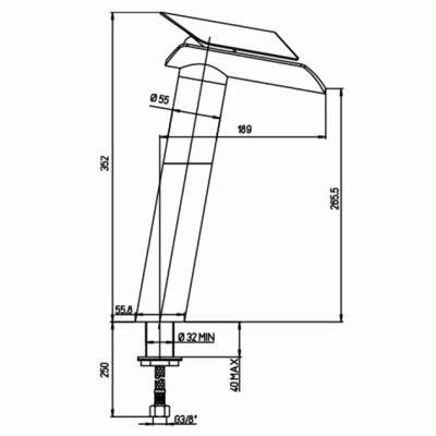Смеситель для раковины Paini Morgana 73PW205LHLL Никель Светлый дуб