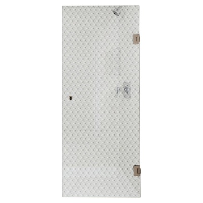 Душевая дверь в нишу Bronze de Luxe SEM-01P 60 Прозрачное стекло, петли бронза классические