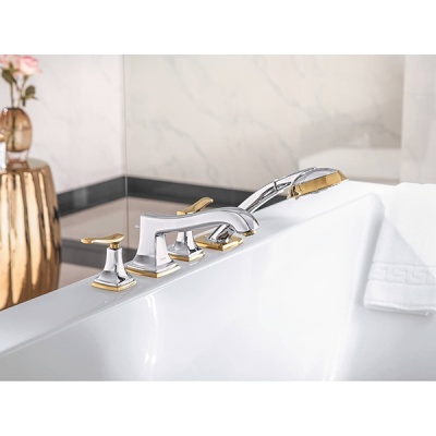Смеситель для ванны Hansgrohe Metropol Classic 31441090 Хром, Золото