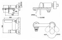 Смеситель для ванны Bravat Opal F6125183CP-01-RUS Хром