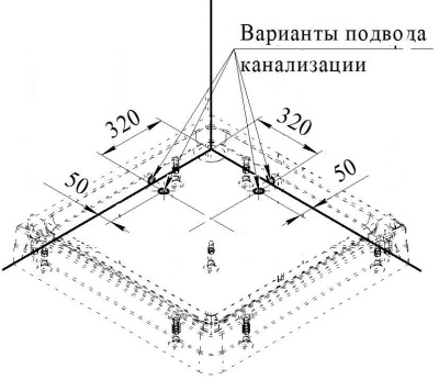 Акриловый поддон для душа Radomir 90x90x16 1-11-0-0-0-118 Белый