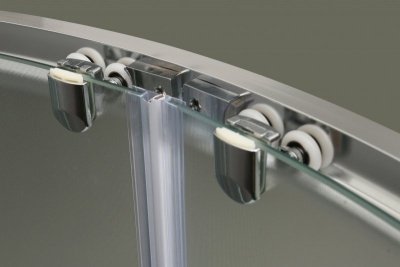 Душевой уголок BelBagno Uno GL R-2 80x80 профиль Хром стекло прозрачное