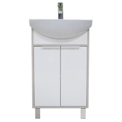 Тумба под раковину Акватон Рико 50 1A212401RIB90 Белый Ясень фабрик