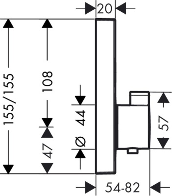 Смеситель для душа Hansgrohe Select 15763000 Хром
