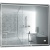 Зеркало WeltWasser Lanzo 80x60 с подсветкой 10000000977 Хром