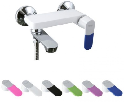 Смеситель для ванны Frap F3234 Белый Хром