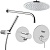 Душевая система Vitra Origin A49266EXP Хром