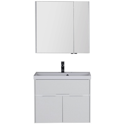 Комплект мебели для ванной Aquanet Латина 80 179839 подвесной Белый