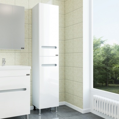 Шкаф пенал СанТа Лондон 40 Белый