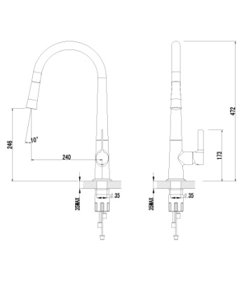 Смеситель Lemark Soul LM6001C для кухонной мойки