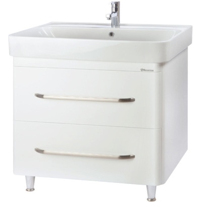 Тумба c раковиной Bellezza Олимпия 60 Белая