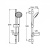 Душевой гарнитур Ideal Standard IdealRain Soft B9423AA Хром Душевой гарнитур Ideal Standard IdealRain Soft B9423AA Хром