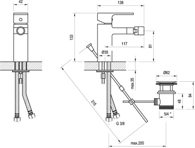 Смеситель Ravak CR 055.00 X070055 Хром