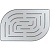 Верхний душ Jaquar Maze OHS-CHR-85859M Хром