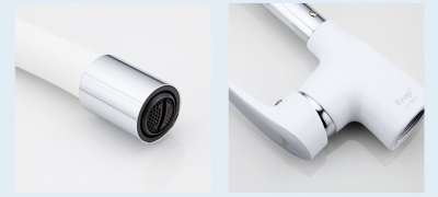 Смеситель для кухни Frap F4453 Белый Хром