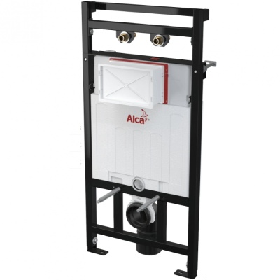 Монтажная рама Alcaplast A108F/1100 для видуара и смесителя Черная