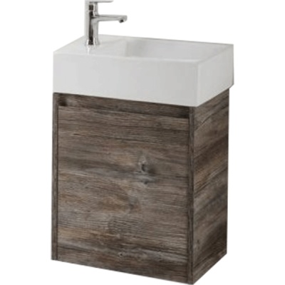 Тумба под раковину BelBagno KRAFT MINI-450/250-1A-SO-PP-R подвесная Pino Pasadena