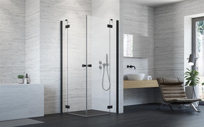Дверь душевого уголка Radaway Essenza New KDD 90 L профиль Хром стекло прозрачное