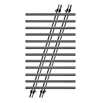 Водяной полотенцесушитель Ника Bamboo ЛБ7 100x60 Хром