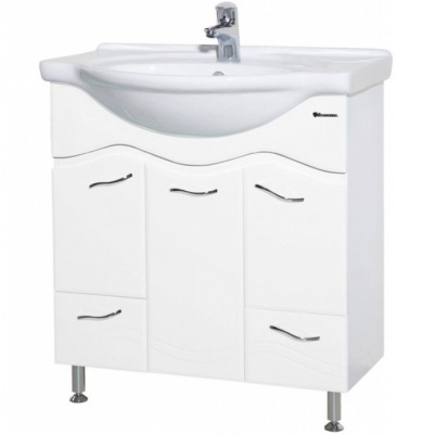 Тумба c раковиной Bellezza Мари 75 Белая