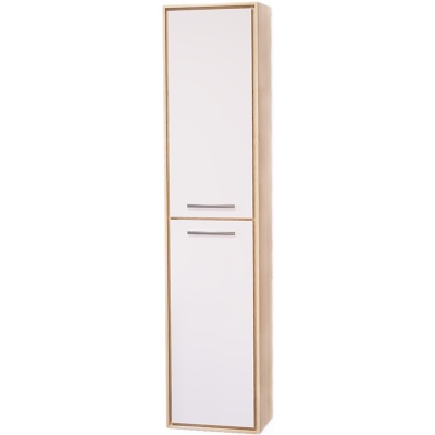 Шкаф пенал Raval Frame 35 подвесной Белый