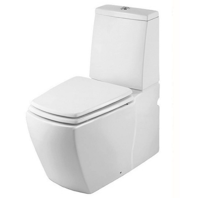 Унитаз компакт Creo Ceramique Decart DC1001+DC1002 с бачком и сиденьем Микролифт