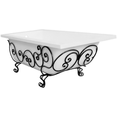 Ванна из искусственного камня Эстет Дельта 170x70 Белая