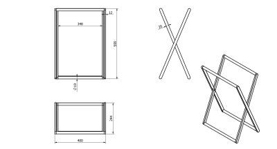 Полотенцедержатель Langberger 73381 Хром