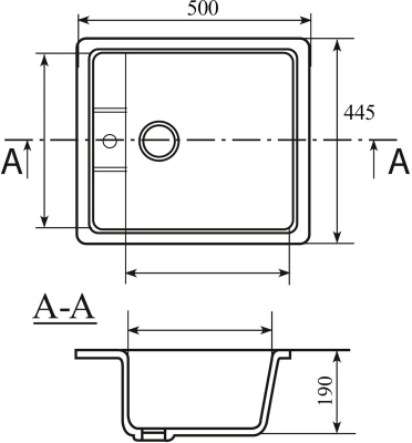 Кухонная мойка Mixline ML-GM28-331 533505 Белая