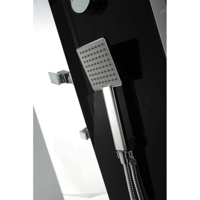 Душевая кабина Orans SR-89102S L white 150x100 с баней профиль Белый задние стенки Белые