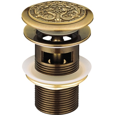 Донный клапан Lemark Jasmine LM6680B click-clack Бронза