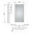 Зеркало Keuco Royal Reflex New 50 14296 001500 с подсветкой Белое