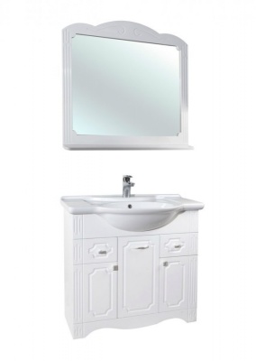 Тумба c раковиной Bellezza Кантри 85 Белая