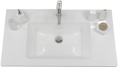 Комплект мебели для ванной Opadiris Луиджи 70 подвесной Серый матовый