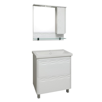 Мебель для ванной Runo Вега 70 Белая