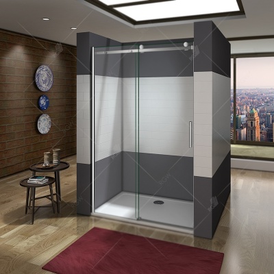 Душевая дверь в нишу RGW Tornado TO-15 130 профиль Хром стекло прозрачное