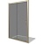 Душевая дверь в нишу Good Door Jazze WTW-120-B-BR 120 профиль Бронза стекло тонированное