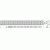 Решетка для лотка Alcaplast LINE-300M Хром матовый
