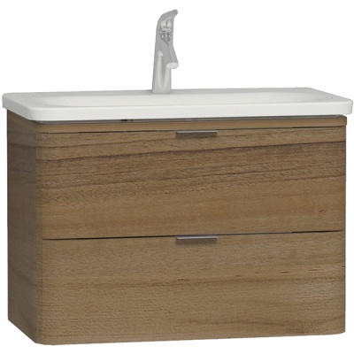 Тумба с раковиной Vitra Nest Trendy 80 56147 подвесная Натуральное дерево