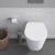 Унитаз Sanitana Glam S10069418100000+S80006761800000 подвесной с сиденьем Микролифт